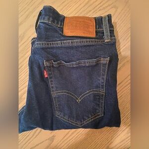 Levi's Men's Dark Blue Relaxed Jeans